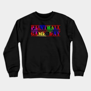 Paintball Game Day Crewneck Sweatshirt